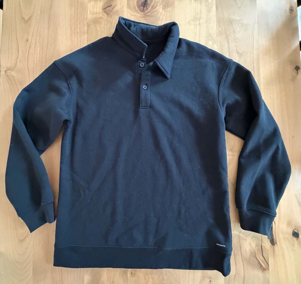 Mondetta Black Fleece Pullover Sweatshirt Size M
